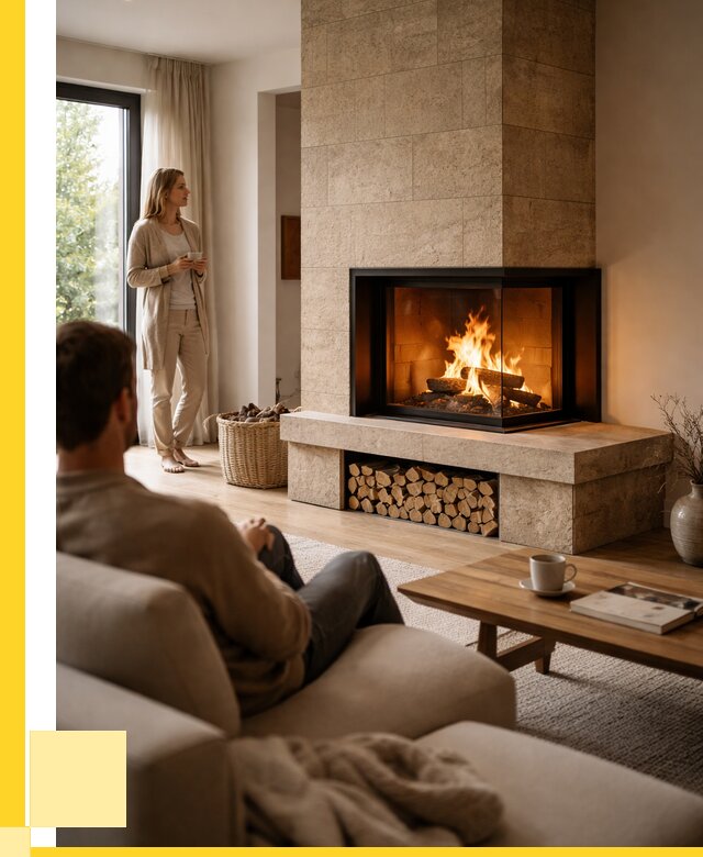 Угловые камины из кирпича установка в Заинске от 152535 р. ЭриданЗнс