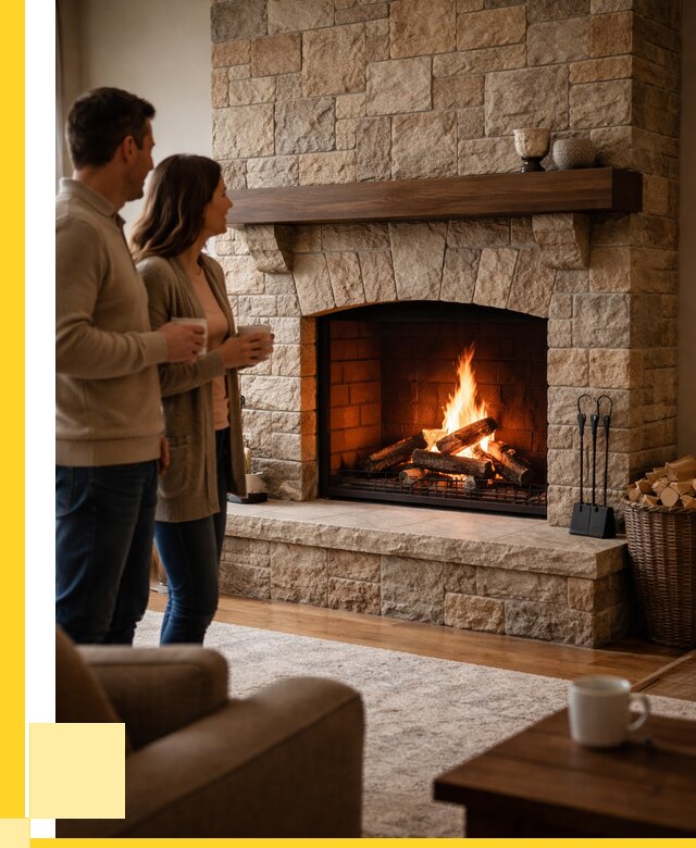 Каменные камины на заказ в Заинске от 183042 р. | ЭриданЗнс