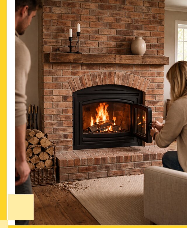 Кирпичные камины под ключ в Заинске от 152535 р. | ЭриданЗнс