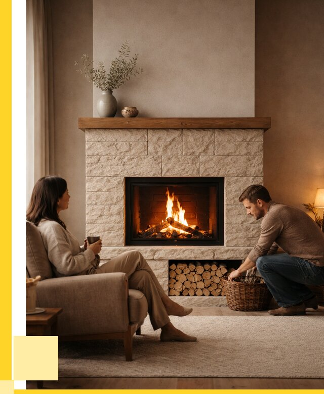 Камины для дома в Заинске под ключ от 152535 р. | ЭриданЗнс