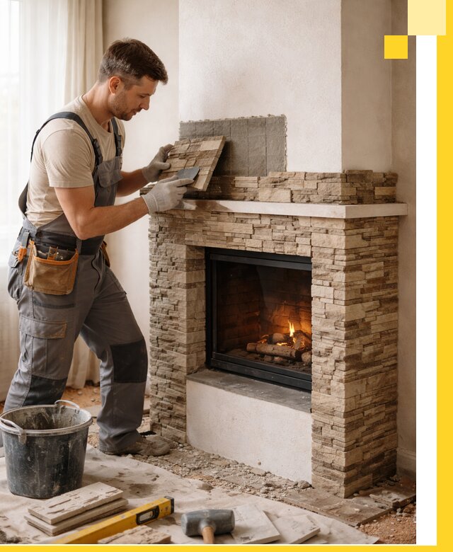 Изготовление и монтаж каминов для дома под ключ в Заинске