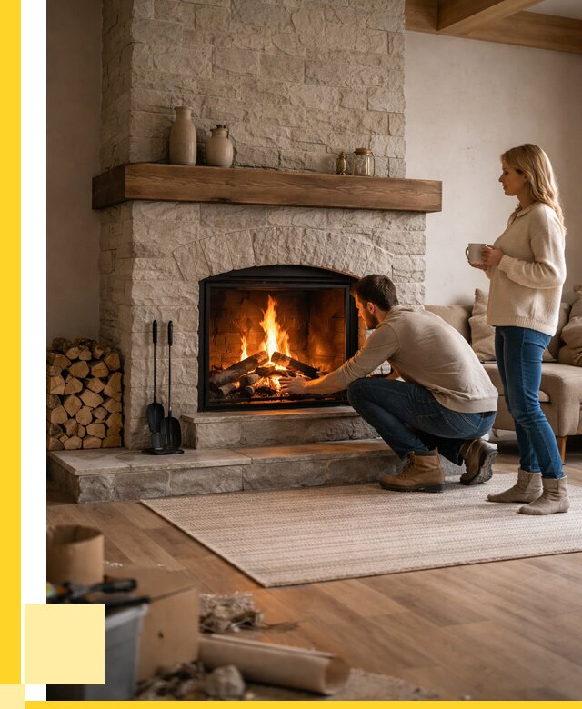 Камины для загородного дома в Заинске от 355915 р., ЭриданЗнс