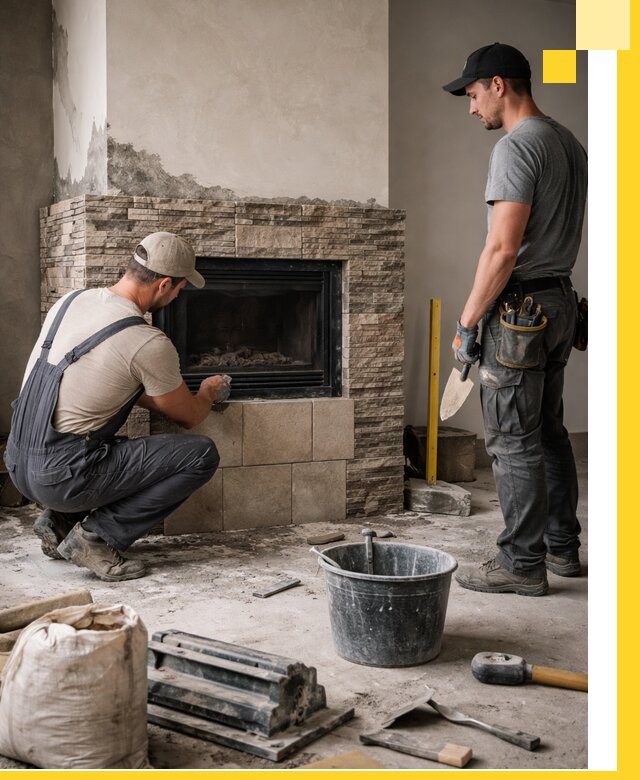 Камины под ключ в Заинске: проект, изготовление и монтаж