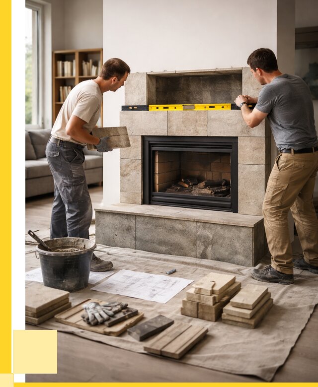 Монтаж каминов и установка в Заинске от 45761 р. | ЭриданЗнс