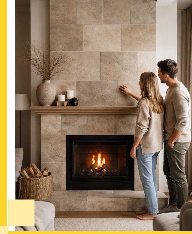 Облицовка каминов керамогранитом в Заинске от 4576 р. | ЭриданЗнс