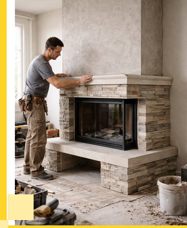 Изготовление каминов под ключ в Заинске от 152535 р. | ЭриданЗнс