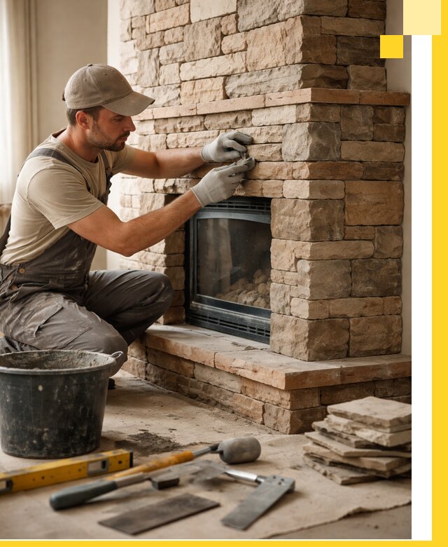 Проектирование и установка печей-каминов под ключ в Заинске