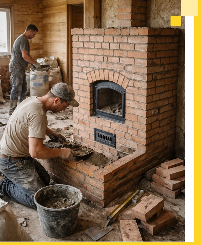 Профессиональное строительство печей в Заинске под ключ