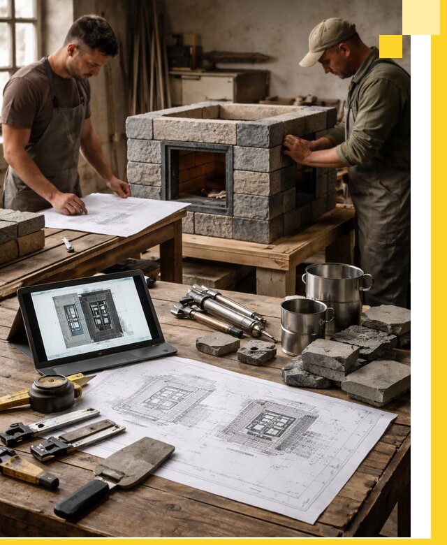 Разработка проектов печей с согласованием и монтажом в Заинске