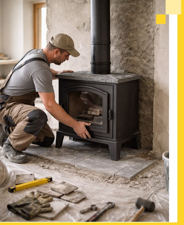 Профессиональный монтаж печей и каминов в Заинске под ключ