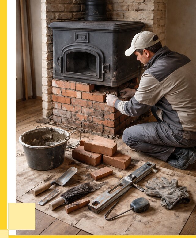 Ремонт печей в Заинске от 12203 р., услуги печника ЭриданЗнс
