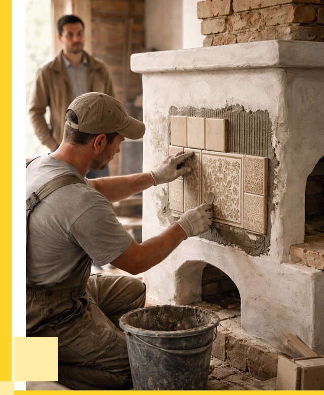 Отделка печей и банных печей в Заинске от 35592 р. | ЭриданЗнс