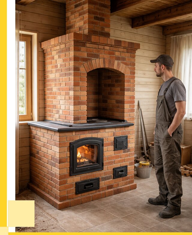 Кирпичные печи в Заинске: купить от 152535 р. | ЭриданЗнс