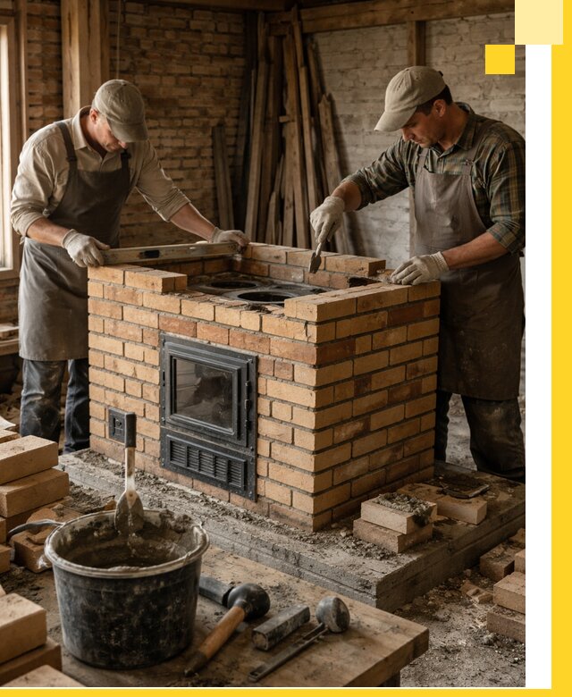 Изготовление и установка варочных печей под ключ в Заинске