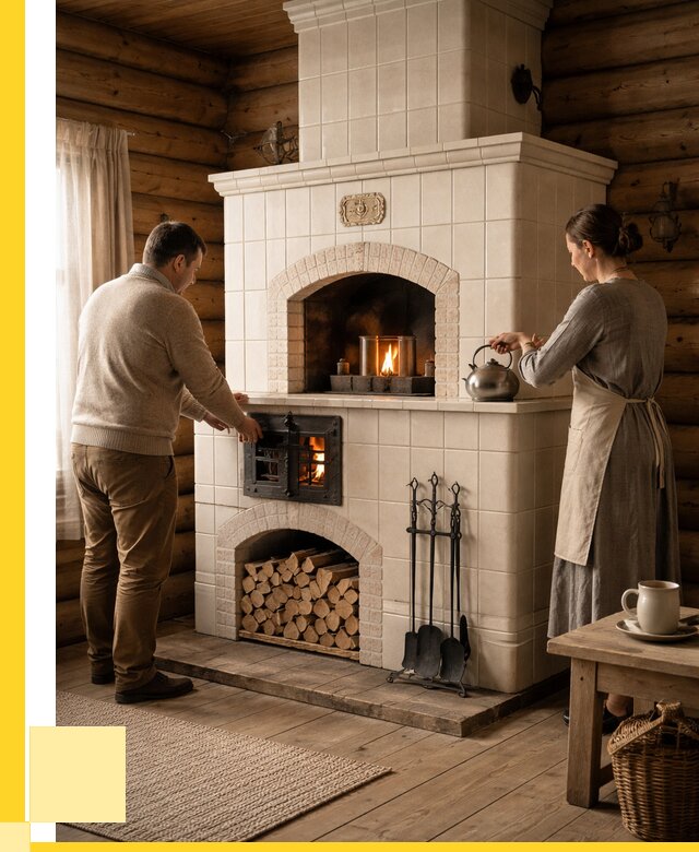 Русские печи в Заинске: установка от 152535 р. ЭриданЗнс