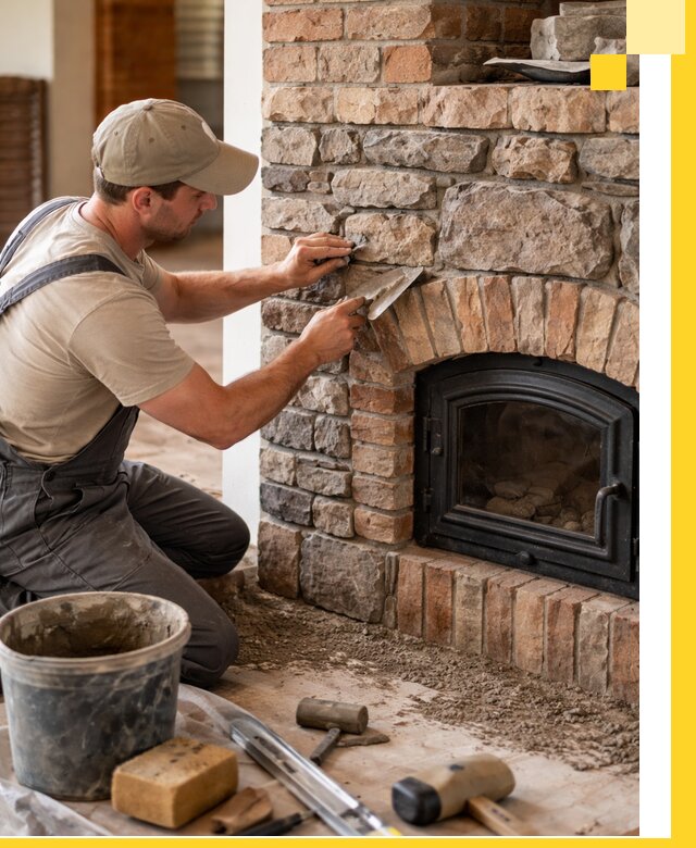 Печи для дома под ключ в Заинске, установка и доставка