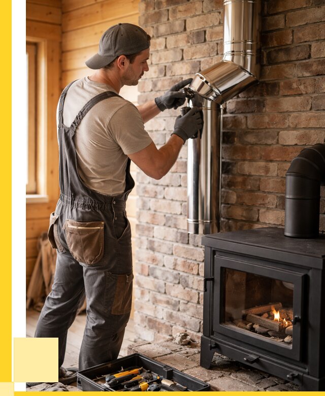 Монтаж дымоходов для печей в Заинске от 7627 р. | ЭриданЗнс