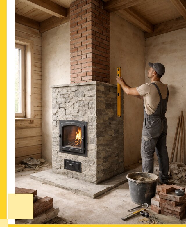 Печи и дымоходы под ключ в Заинске от 45761 р., ЭриданЗнс