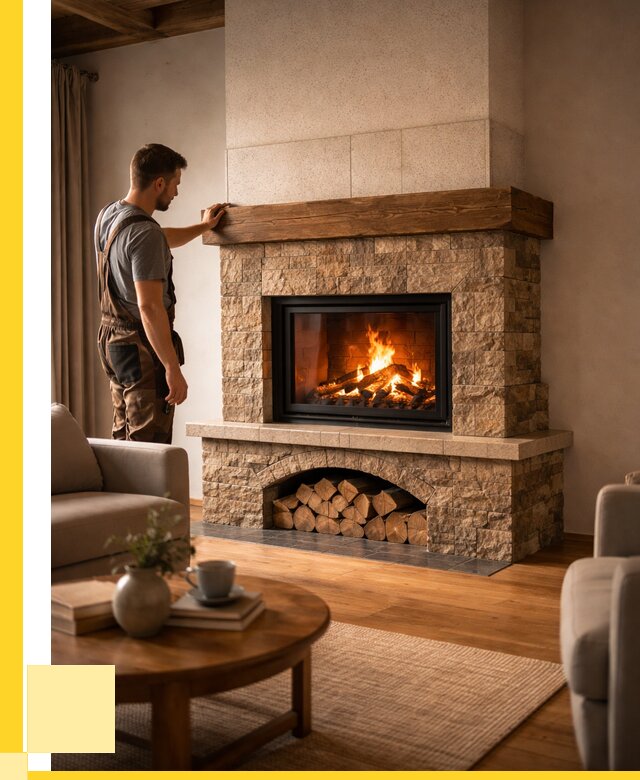 Печи камины для дома под ключ в Заинске от 55930 р. | ЭриданЗнс