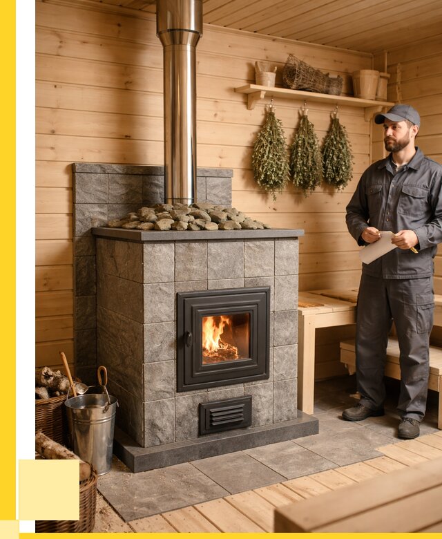 Печи для бани под ключ в Заинске от 122028 р. | ЭриданЗнс