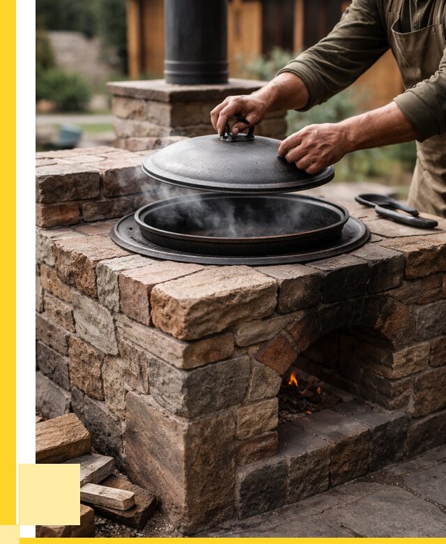 Печи для казана в Заинске по цене от 18304 р. | ЭриданЗнс