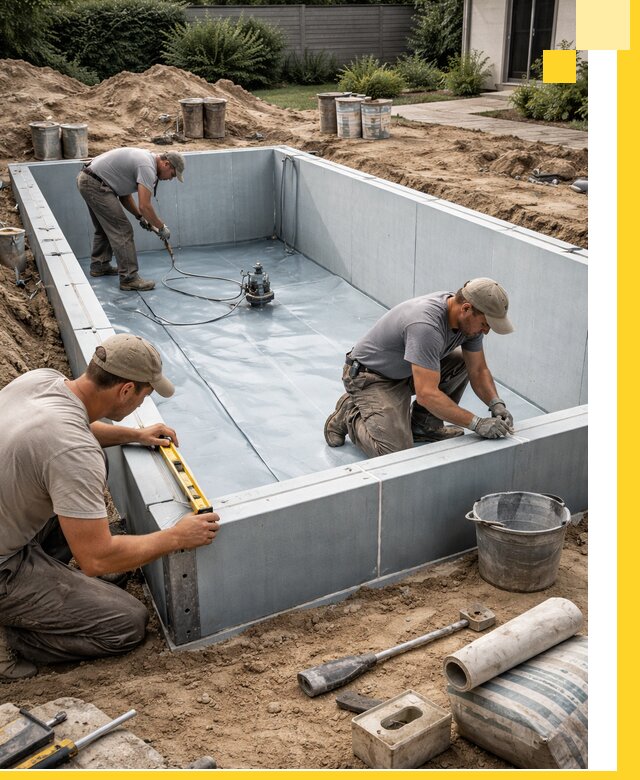 Профессиональный монтаж бассейнов под ключ в Заинске с гарантией