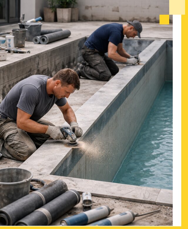 Профессиональный ремонт бассейнов под ключ в Заинске