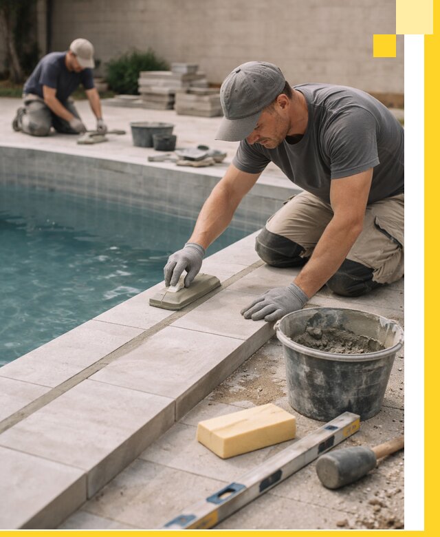 Отделка бассейнов в Заинске: декоративная отделка и гидроизоляция