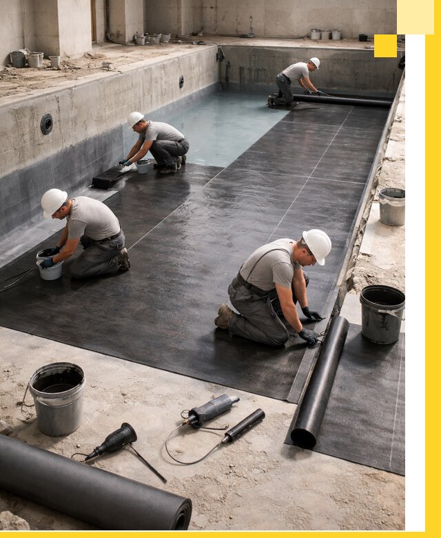 Профессиональная гидроизоляция бассейнов и чаш в Заинске под ключ