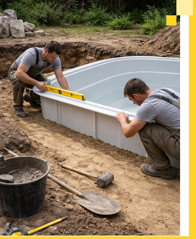 Производство и установка пластиковых бассейнов в Заинске под ключ