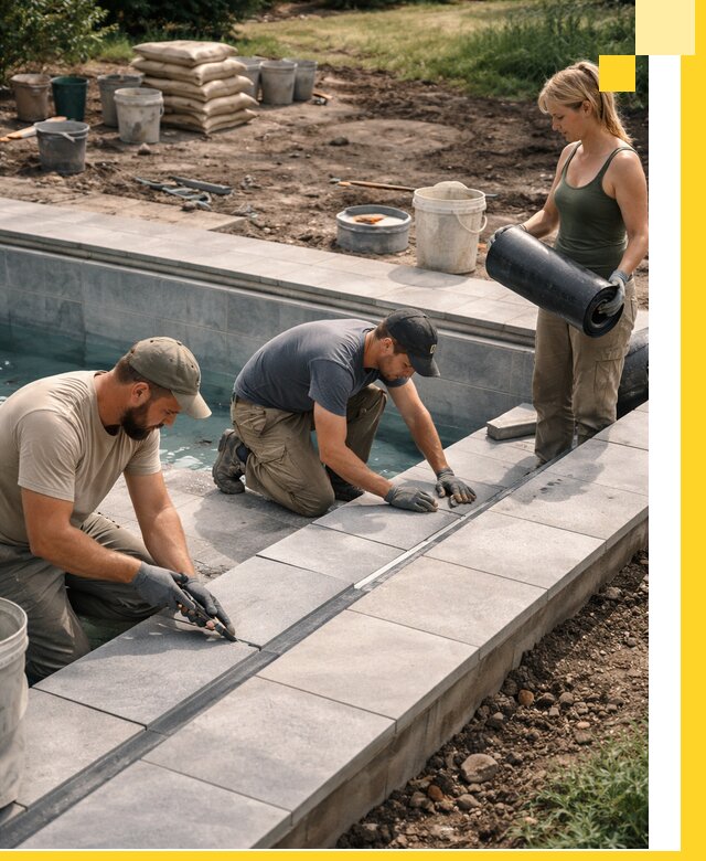 Строительство и монтаж уличных бассейнов под ключ в Заинске