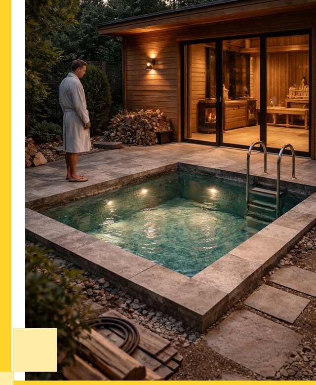 Бани с бассейном под ключ в Заинске от 96606 р. | ЭриданЗнс