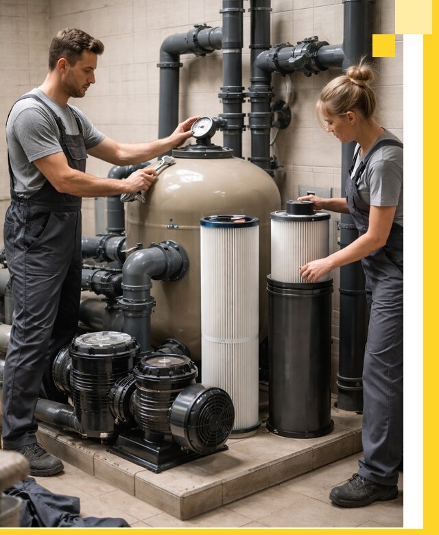 Фильтры и системы фильтрации для бассейнов в Заинске