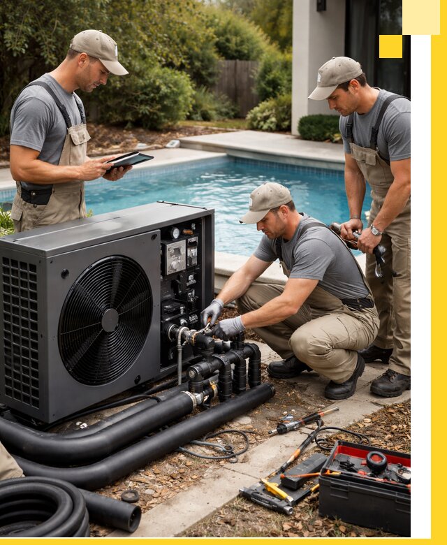 Проектирование и установка тепловых насосов для бассейнов в Заинске