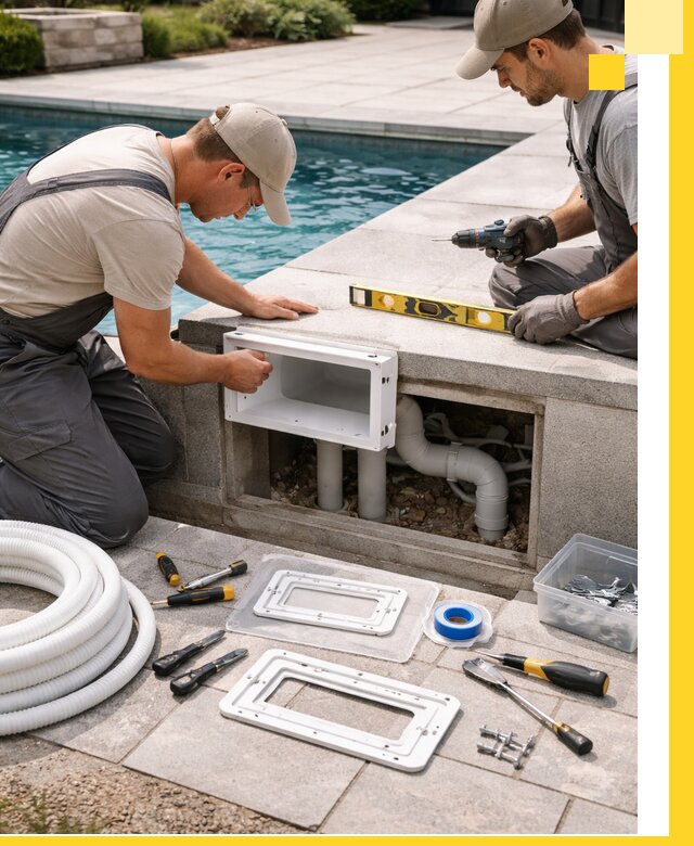 Поставка и установка скиммеров для бассейнов в Заинске