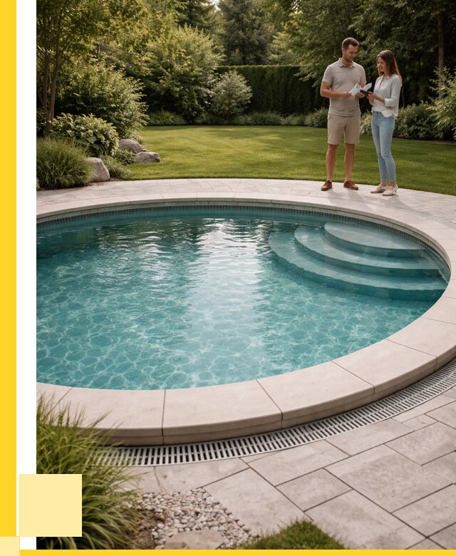 Круглые каркасные бассейны купить в Заинске от 254225 р. | ЭриданЗнс