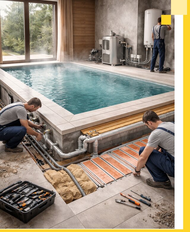 Проектирование и строительство тёплых бассейнов в Заинске