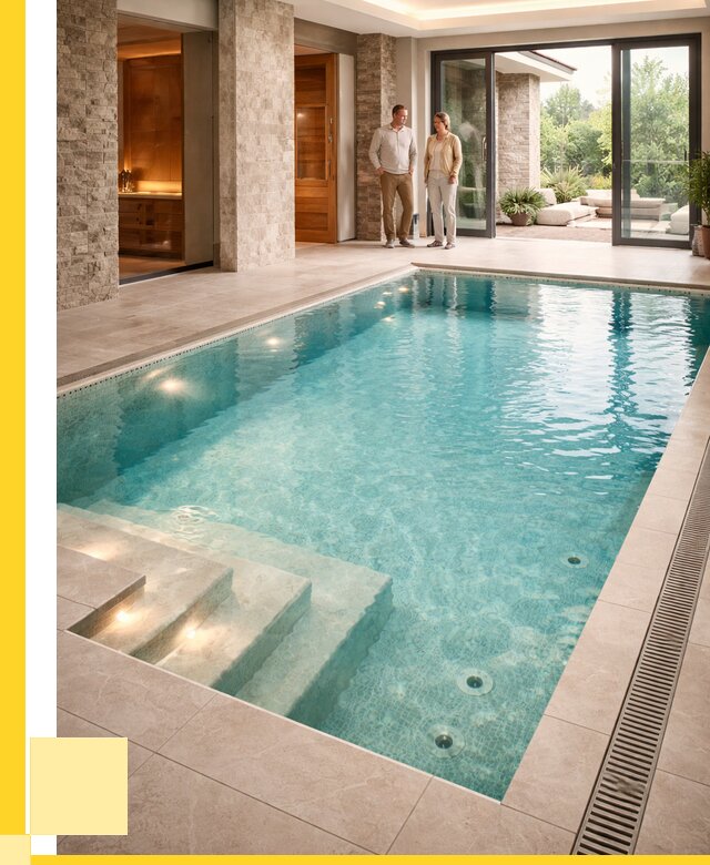 Бассейн во дворе в Заинске: проект, отделка от 1220280 р. | ЭриданЗнс