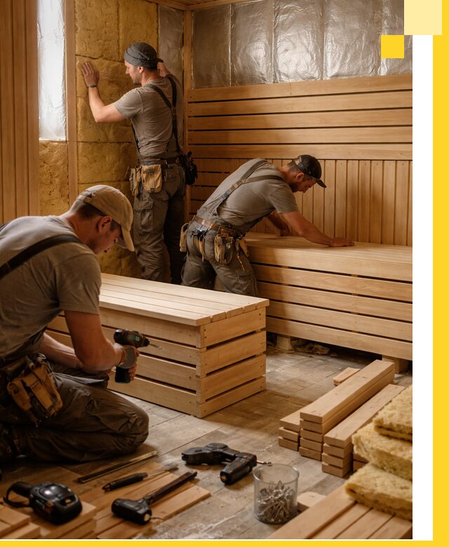 Профессиональное строительство саун под ключ в Заинске