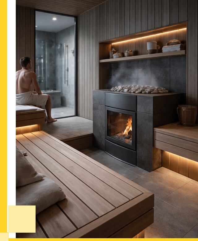 Проект сауны в частном доме в Заинске от 35592 р. | ЭриданЗнс
