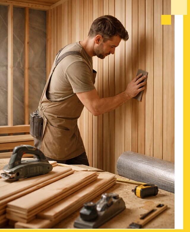 Профессиональная отделка саун и парных под ключ в Заинске