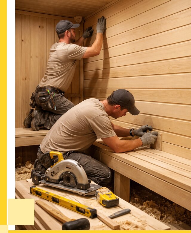 Обшивка саун вагонкой в Заинске от 2542 р. | ЭриданЗнс