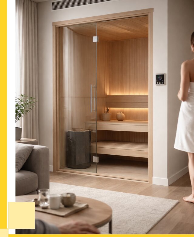 Сауна в квартире под ключ в Заинске от 122028 р. ЭриданЗнс