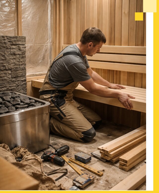 Сауны для дома под ключ с проектированием и монтажом в Заинске