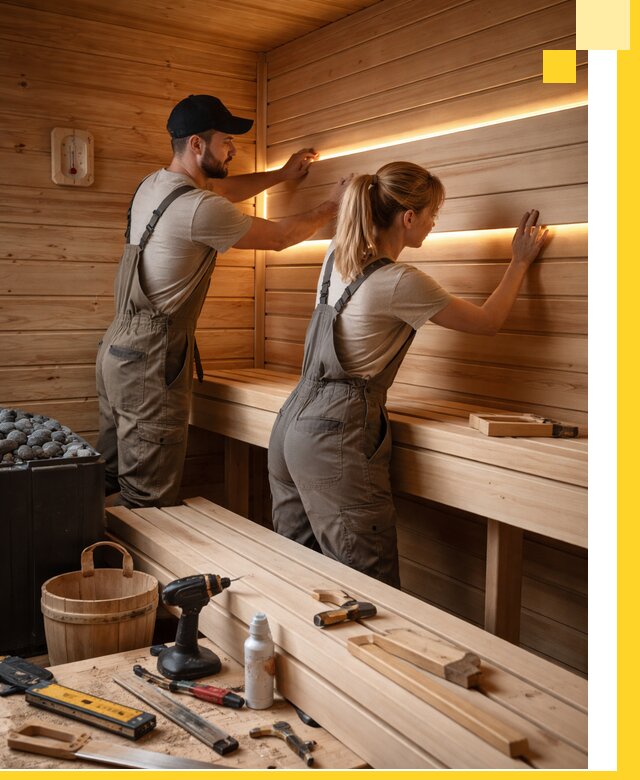 Дизайн саун и бань под ключ с индивидуальным проектом в Заинске