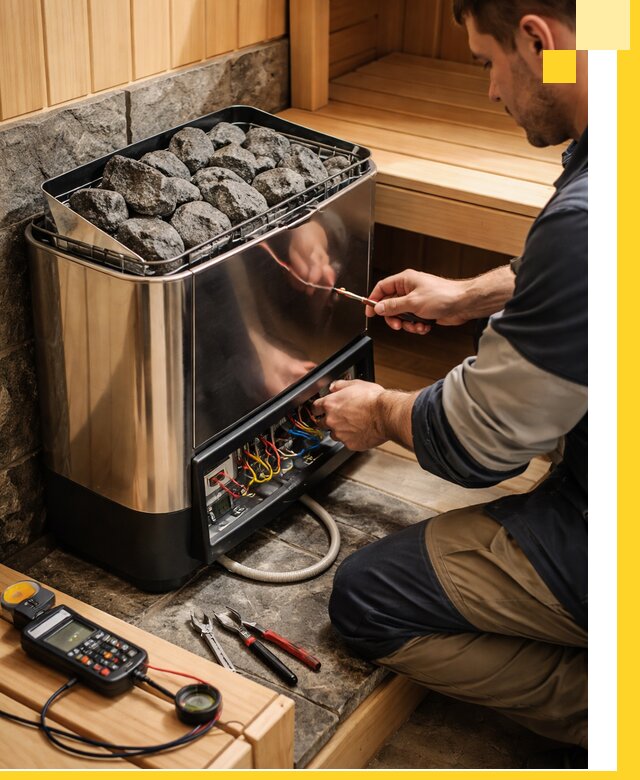 Продажа и установка электрокаменок для саун в Заинске