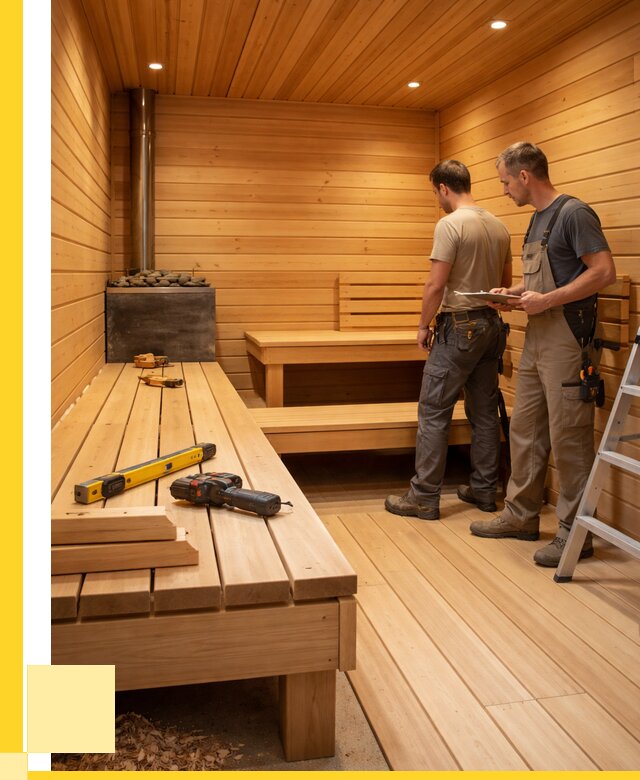 Отделка бань и саун в Заинске по цене от 4576 р. | ЭриданЗнс