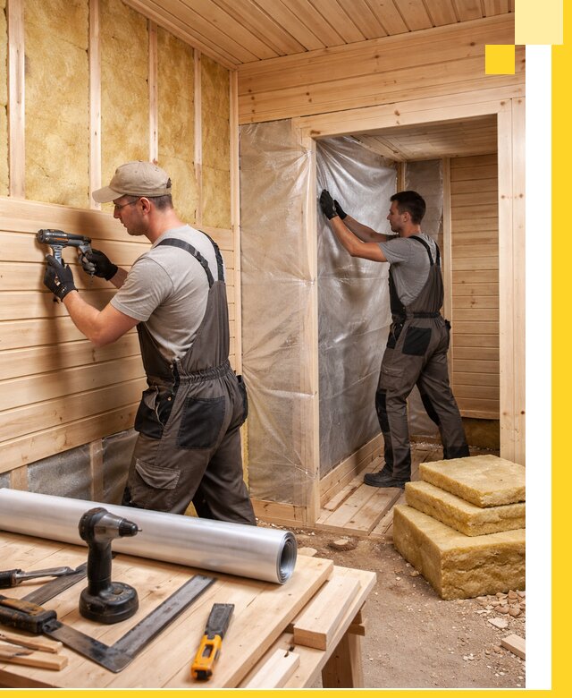 Бани под ключ в Заинске с проектом и полным монтажом