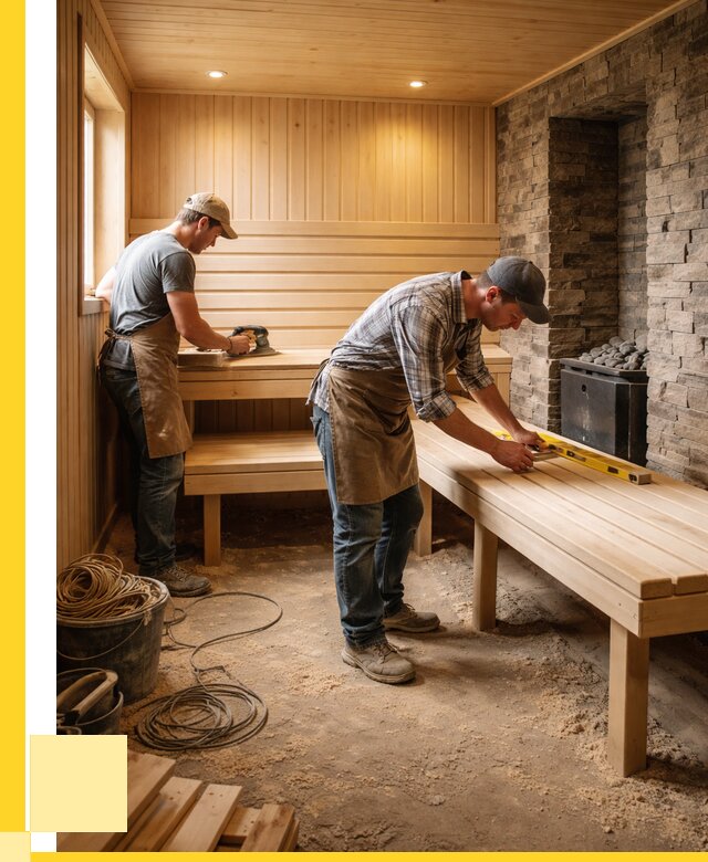 Отделка бани в Заинске: внутренняя отделка от 3051 р. | ЭриданЗнс