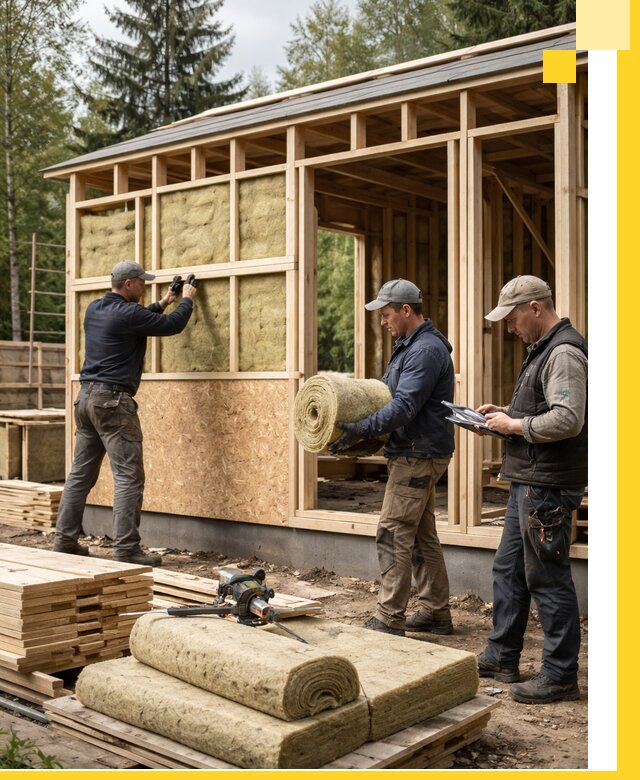 Проектирование и строительство каркасных бань в Заинске под ключ